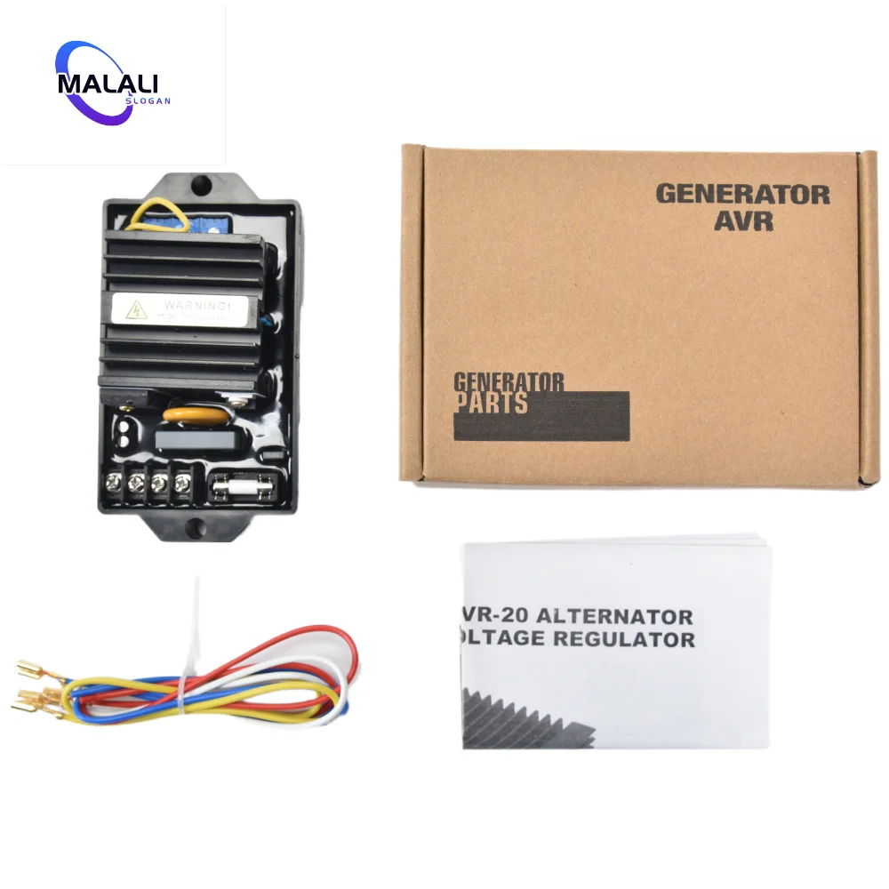 Imagem -06 - Regulador de Tensão Automático Estabilizador Brushless Generator Peças Diesel Genconjunto Avr20 Avr20 Avr 20 a