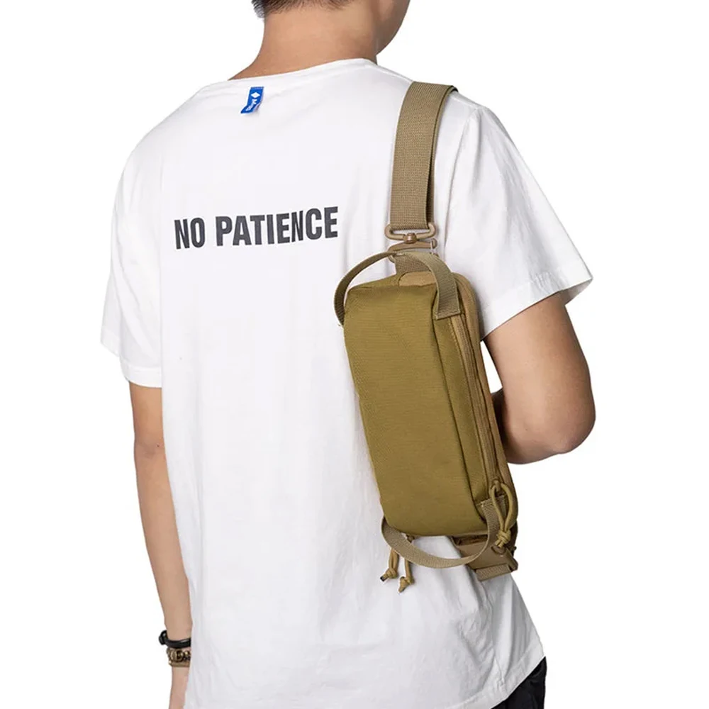 Tactical Chest Bag Hunting Shoulder Bag Belt Waist Pack Phone Holder Case  Outdoor Sports Travel Wallet EDC Tool Pouch