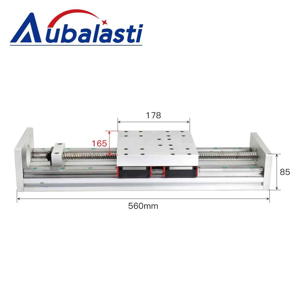 Aubalasti CNC Z axis Module Lift 100-600mm Guide HGR20 SFU1610 SFU1605 for CNC  Spindle Motor