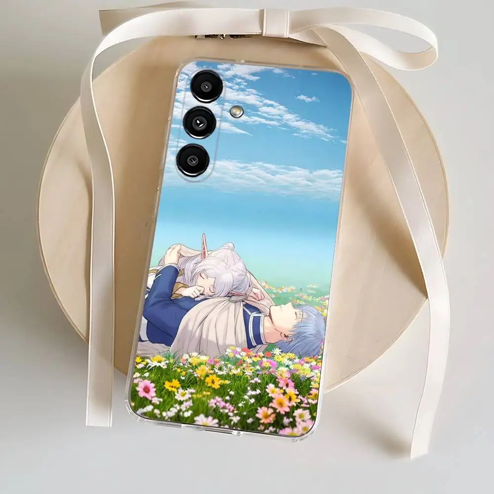 F-Frieren-S B-Beyond J-Journeys End Phone Case Para Samsung S24,30,21,22,23,20 FE,lite,PIus, Ultra,5G,Nota, 9,10 Capa Transparente