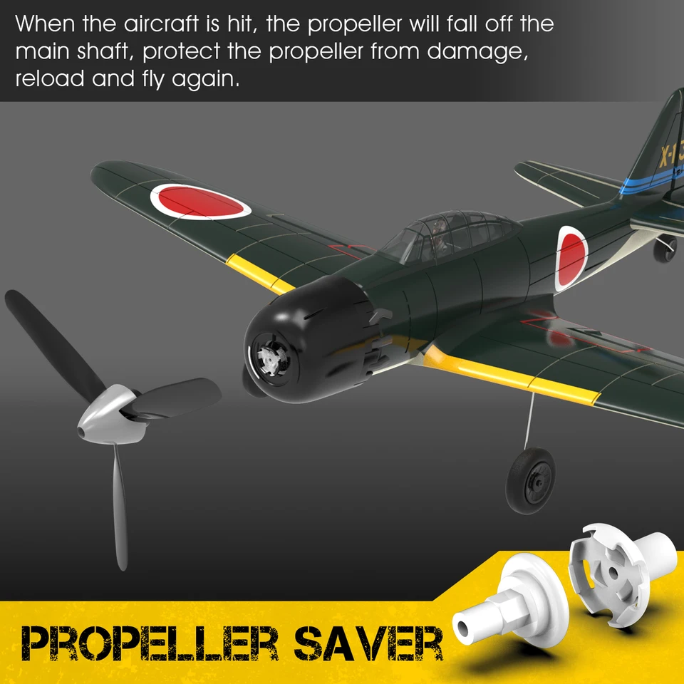 ゼロrc飛行機2.4g,4チャンネル,リモコン,400mm,6軸,エアゾール,rc戦闘