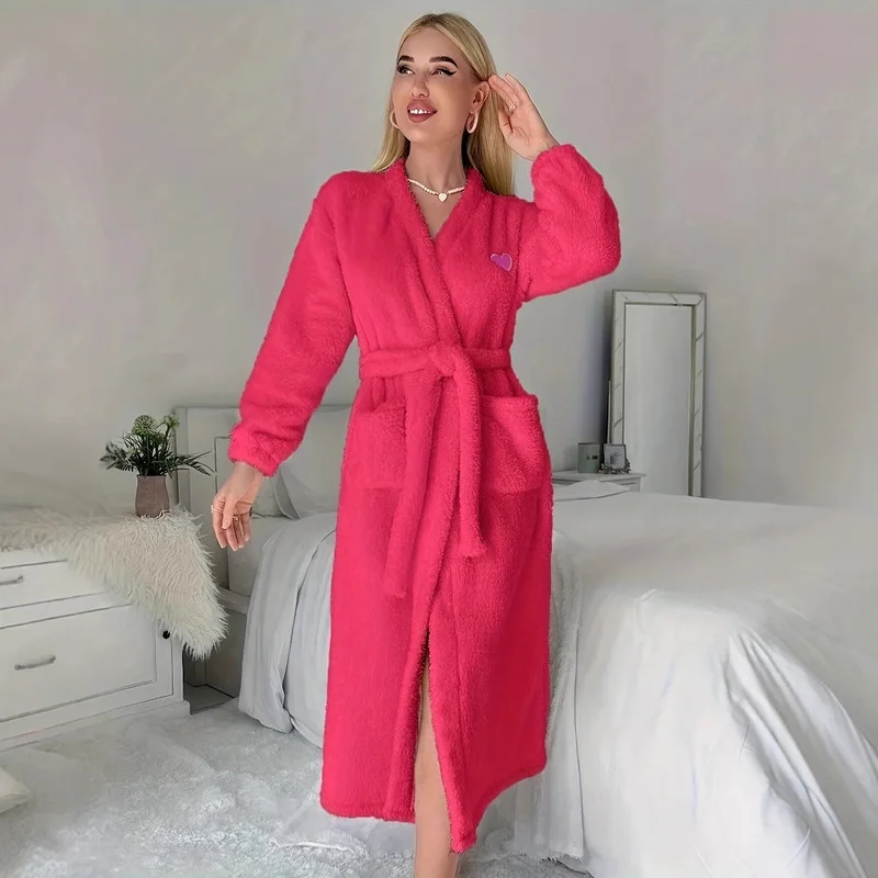 Sweet Rainbow Stripe Peter Pan Collar Nightgown, Cotton Gauze Long Sleeve & Relaxed Fit, Breathable Soft Spring Fall Home Lounge