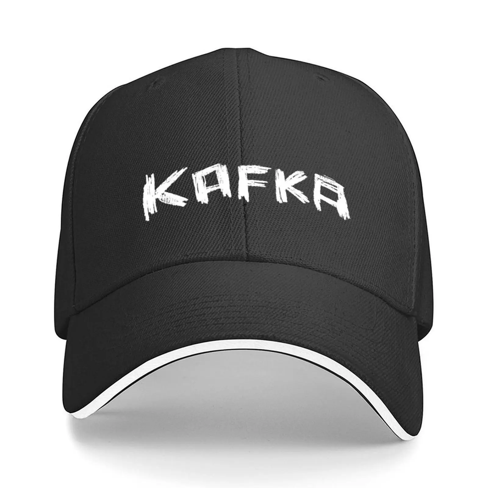 

Writer: KAFKA Small Hand Writing Baseball Cap luxury caps custom caps Hat men Snap Back Hat Woman Men's