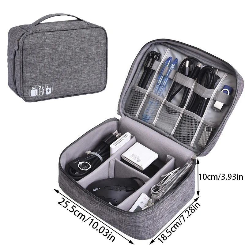 Portable Digital Accessory Storage Bag, Waterproof And Dustproof, Suitable For Storing Mobile Phones, USB Drives, And Data Cable
