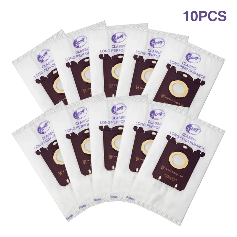 필립스 토네이도 진공 청소기 필터 및 먼지 봉투 용 10 개/몫 진공 청소기 가방 S-Bag 먼지 봉투 액세서리