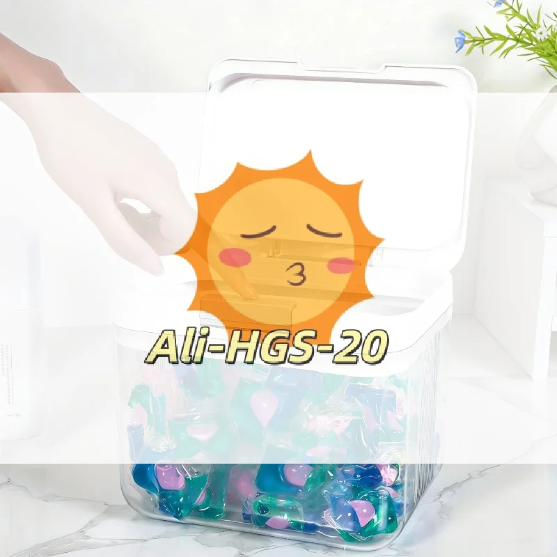 

Контейнер для капсул для стирки с герметичной крышкой и автоматической подачей, удобный для прачечной