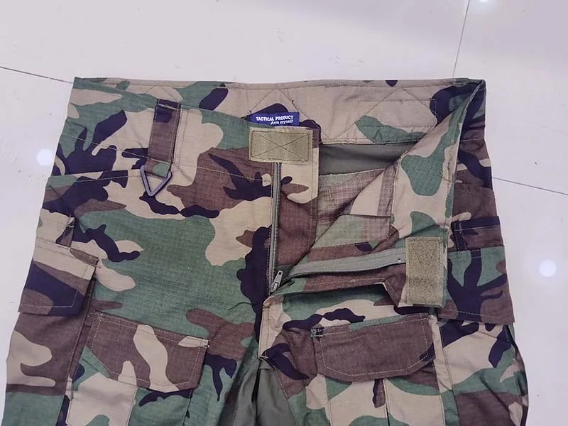Outdoor-Jagdbekleidung Militärische Taktik G3 Trainingsanzug, CP GEN3 Grünes Kampfset, Taktisches Oberteil Cargo-Hose Herren Verschleißfest – Detail 5