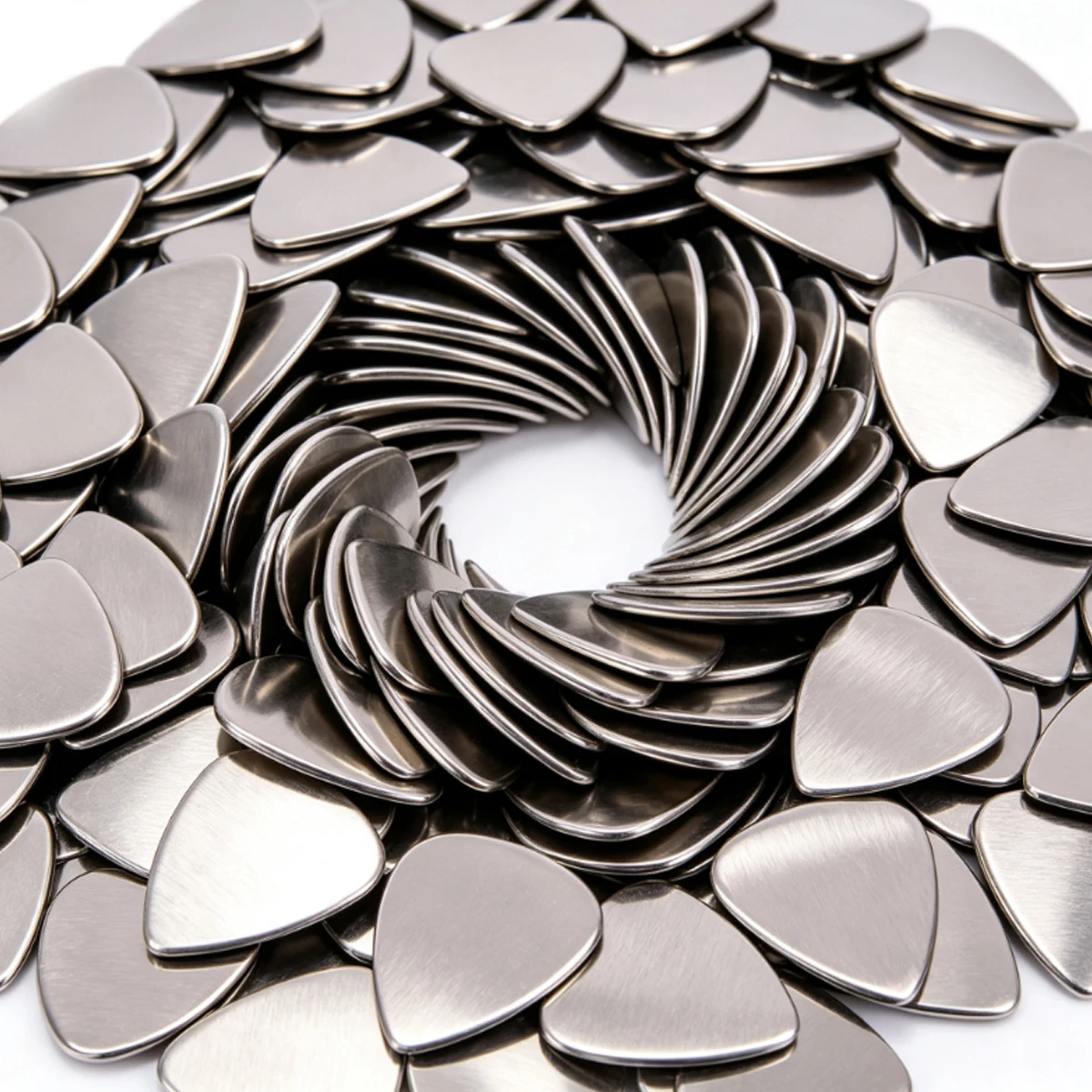 6/12Pcs Thin Stainless Steel Guitar Picks, 0.3mm Durable Plectrums for Acoustic, Electric, Bass and Ukulele, Great  ZSY