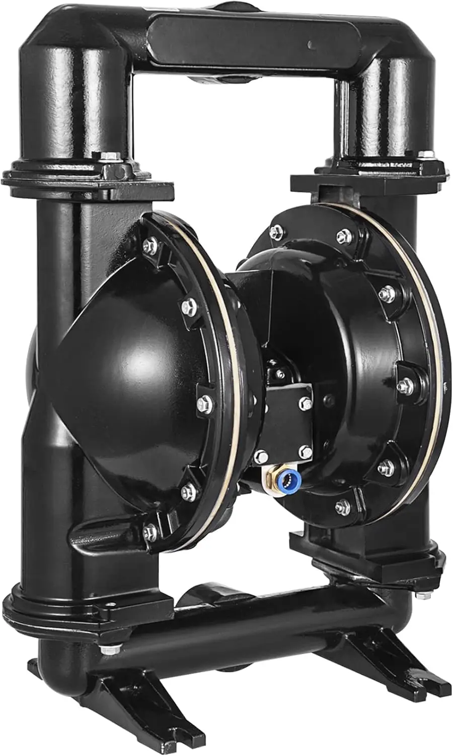 

Air-Operated Double Diaphragm Pump, 2 inch Inlet & Outlet, Aluminum Alloy Body, 75 GPM & Max 120PSI, Nitrile Diaphragm Transfer