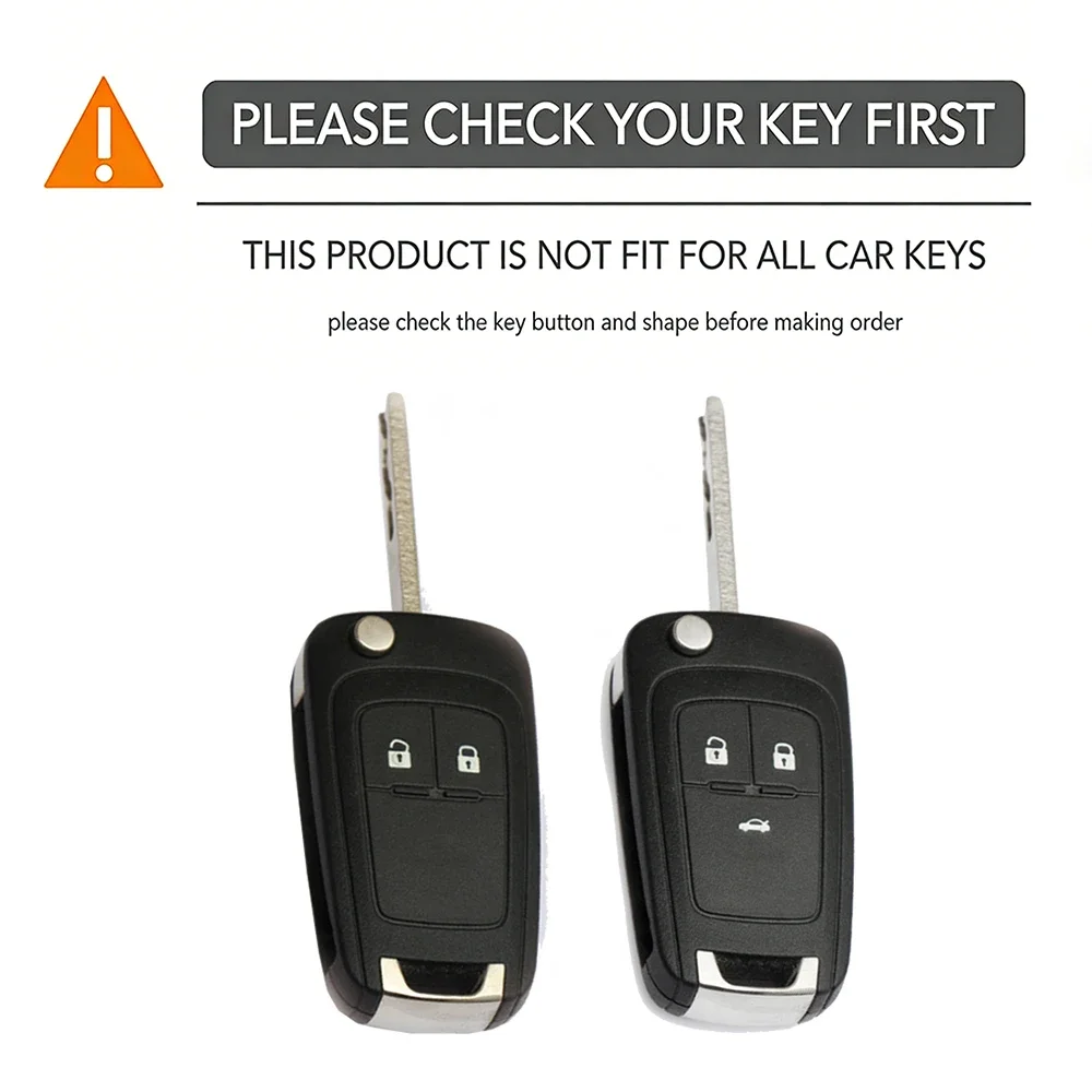 New Car Flip Key Case Cover Shell for Chevrolet Cruze Aveo Trax Sail Malibu Captiva Opel Vauxhall Astra J Corsa Insignia Mokka view 6