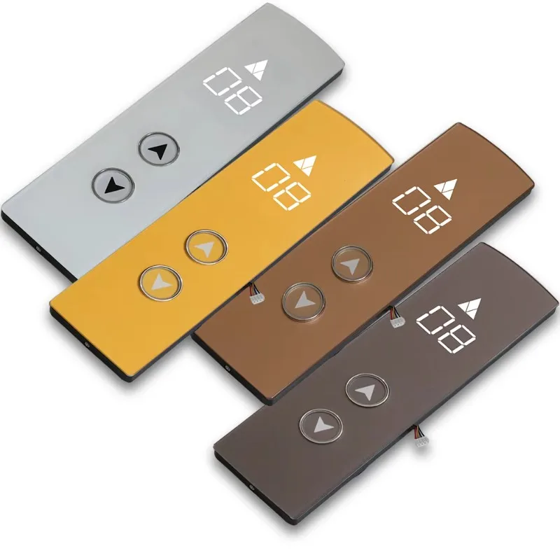 Multiple Colors Elevator Spare Parts Elevator LOP Call Button Control Panel Elevator Landing Operator  Panel  COP LOP