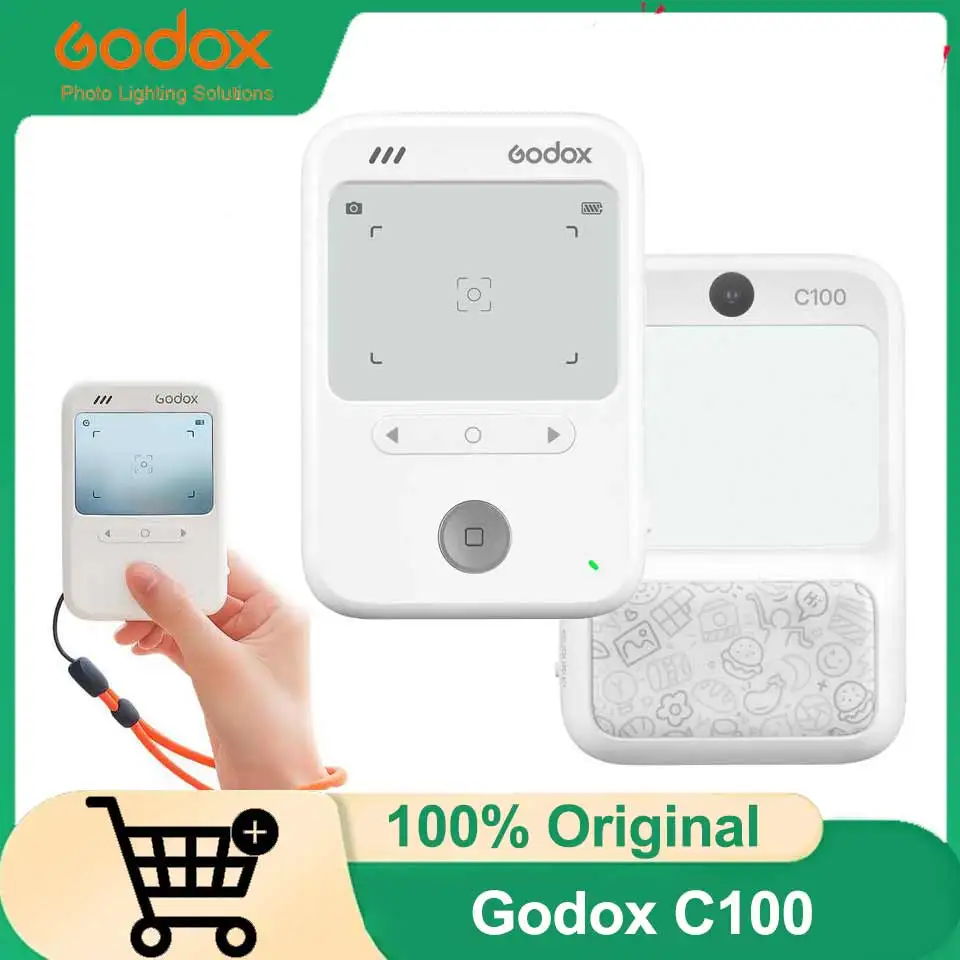 Godox C100 Transparent Viewfinder Mini Camera Portable Pocket Digital Camera Built-in Light Meter For Film Macro Street Shooting