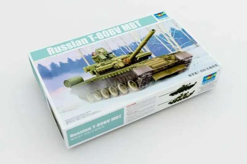 

Комплект модели Trumpeter 05566 1/35 Российский T-80BV MBT Сборный пластиковый комплект модели