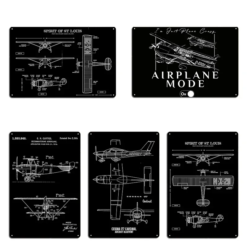 Плакат с изображением самолета Cessna 172, металлическая табличка, настенный декор, создание дизайна, забавный кухонный жестяной знак, постер Плакат с изображением самолета Cessna 172, металлическая табличка, настенный декор, создание дизайна, забавный кухонный жестяной знак, постер