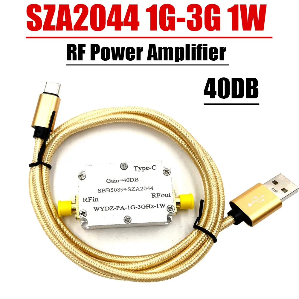 SBB5089 SZA2044 1G-3Ghz 1W RF Power Amplifier 40dB Gain Super RF2126 FOR For Ham Radio 1.2G 1.5G 2.4G GPS Wifi Bluetooth