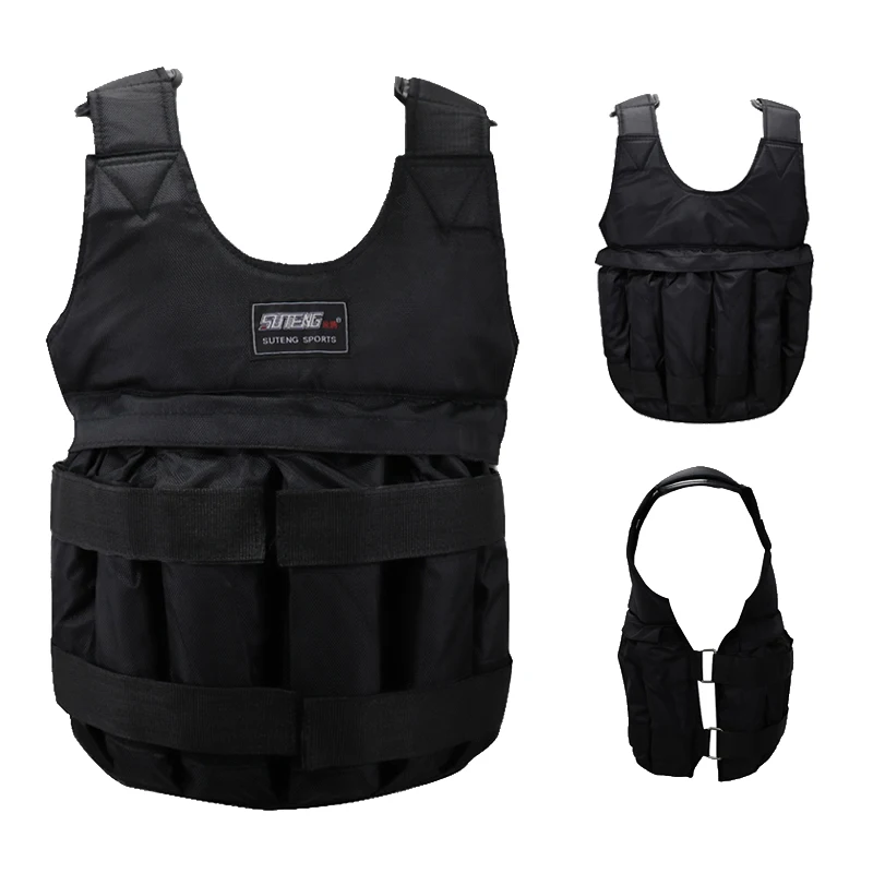 

Tactical Vest 20kg/50kg Loading Weighted Vest Military Equipment For Police Training Adjustable Hunting Protective Waistcoat