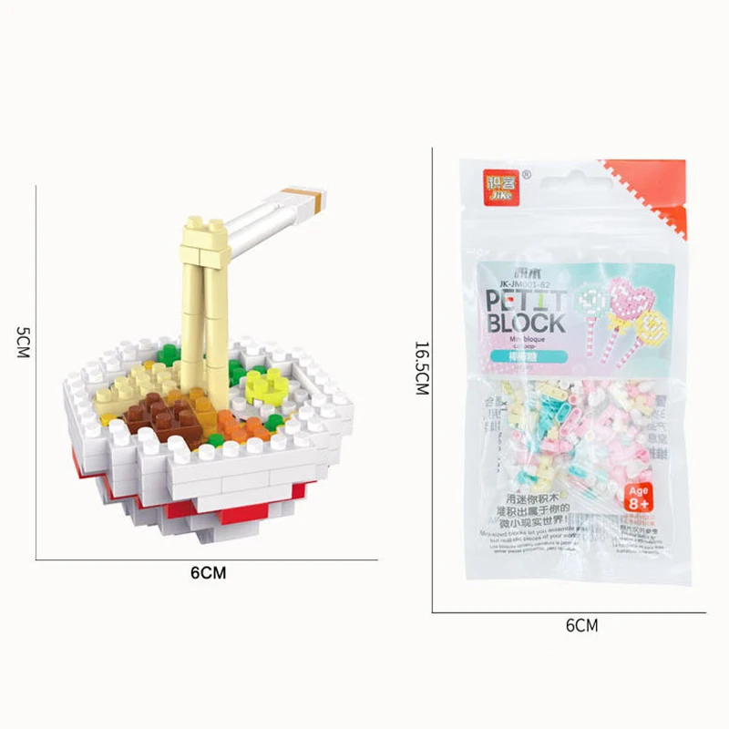 Mini Building Blocks Moc Cake Lollipop Micro Particle Diamond Building Blocks DIY Fun Puzzle Assembly Kids Toys Holiday Gifts