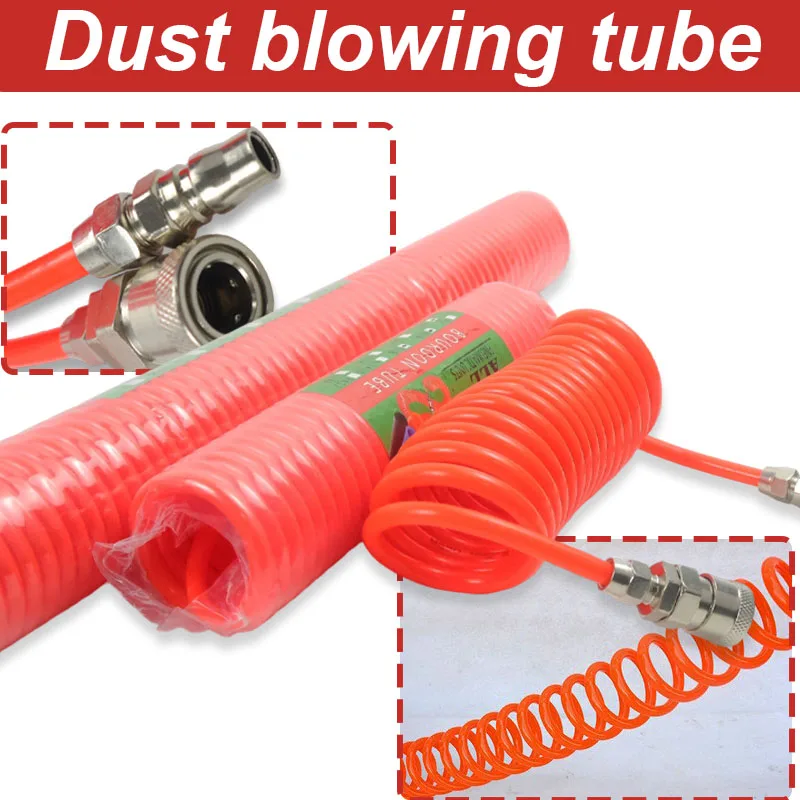 3/6/15m Pneumatic Tools Hose Air Pneumatic Hose Spiral Pipe Compressor Hose Long Pneumatic Hose Air Compressors Outer Diameter 