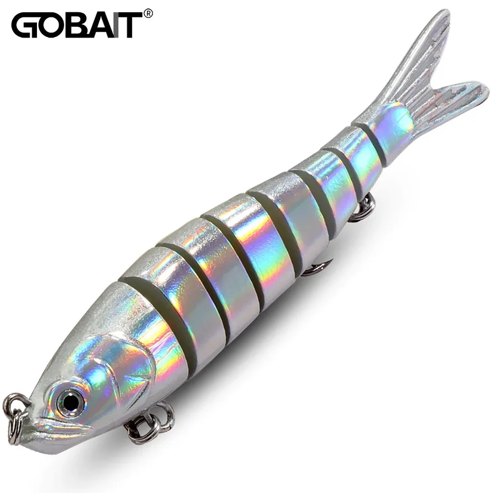GOBAIT Swimbait 11g 16g 27g 멀티 조인트 루어 느린 싱킹 바이오닉 세그먼트 Pesca Bass Treble Hook 잉어 낚시 태클 하드 미끼