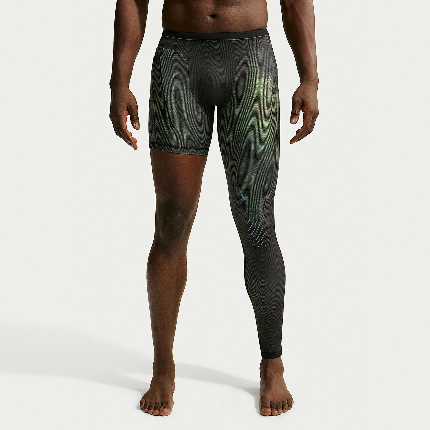 Nike genuine men's sports comfortable single leg elastic fit basketball pants II0713-010