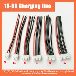 10pcs Imax B6 V2 1S 2s 3s 4s 5s 6s 8S lipo battery toy balance charger plug/connection wire 22AWG 15/20/30cm RC port wire parts