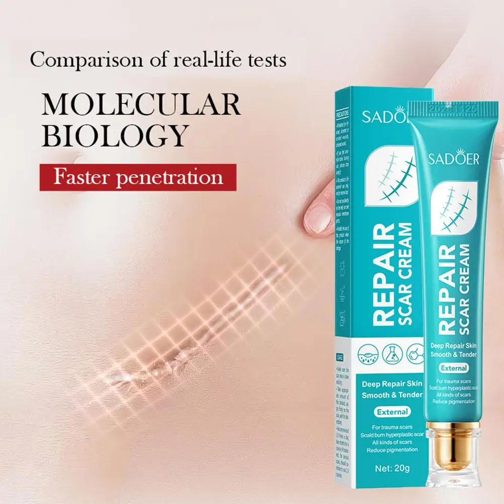 Scar Repair Cream Moisturizing Rejuvenating Hydrating Repair Gel Scar Smoothing Gel for Ear Face Body Skin Care Products
