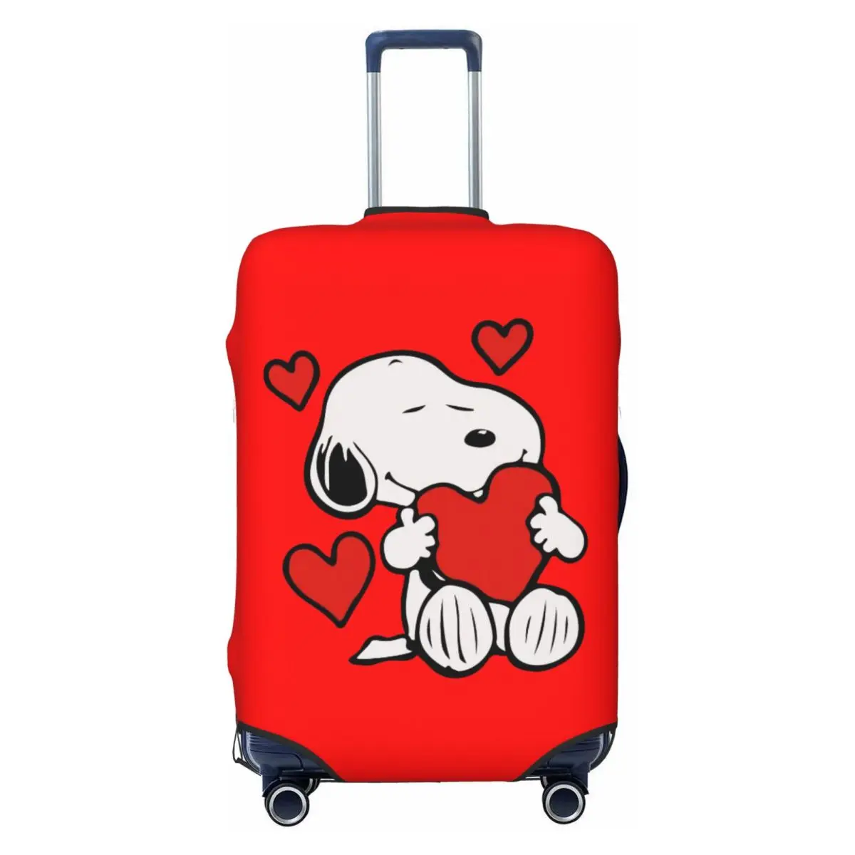 

Custom S-snoopys Animatd Cartoon LOVE Suitcase Cover Dust Proof Luggage Covers Protector for 18-32 inch