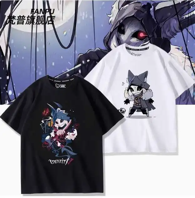 

Anime Identity Ⅴ Ithaqua Short Sleeve T-Shirt Summer Cosplay Costume Casual Student Loose Tops Anime