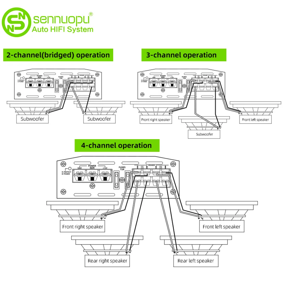 Sennuopu auto audio systém a ampér auto zní zesilovač dsp zesilovač 12V 600W třída D univerzální nízký regulátor 20 - 20000 HZ~