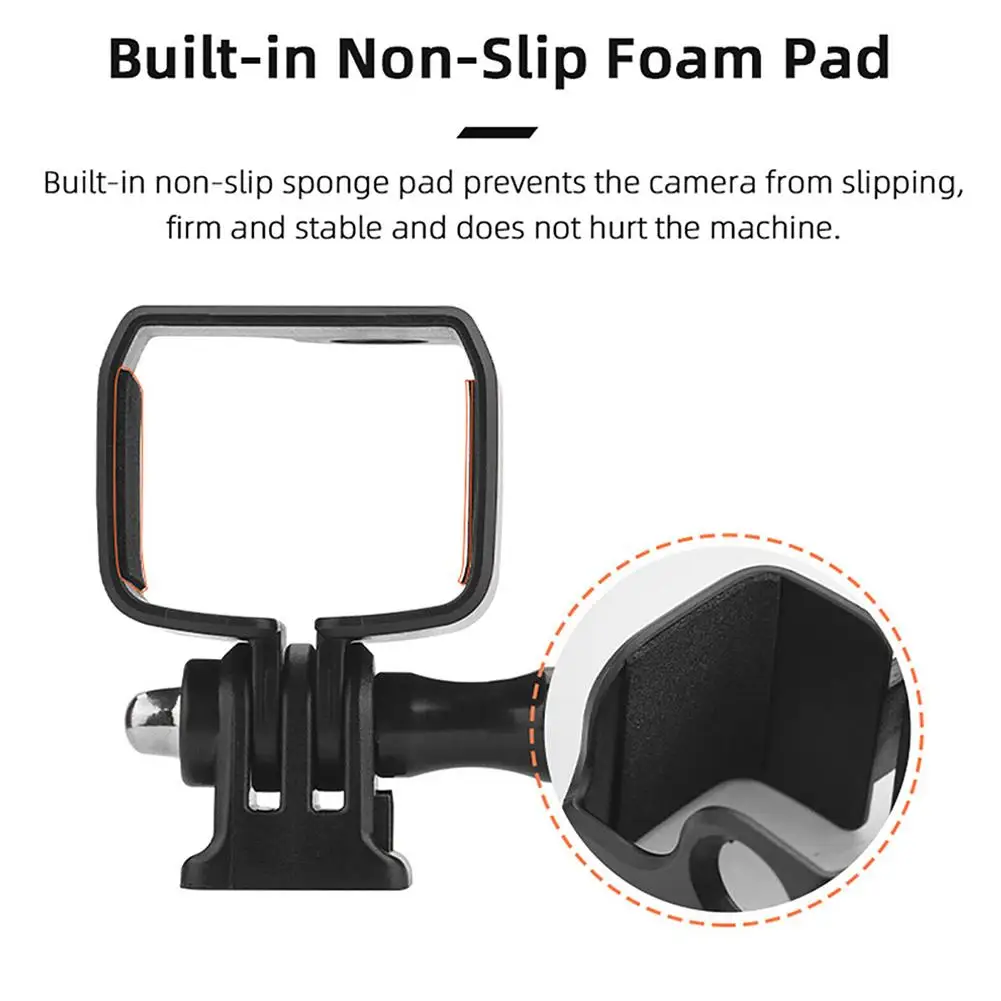 For DJI Osmo Pocket 3 Extended Adapter Frame + Backpack Clip Outdoor For Osmo Pocket 3 Expansion Adapter Mount Camera Accessries