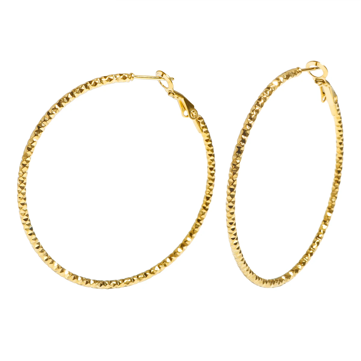 New Arrival Luxury Vintage Simple Without Stones Earrings Suitable Girls Party Jewelry Women Christmas Earrings