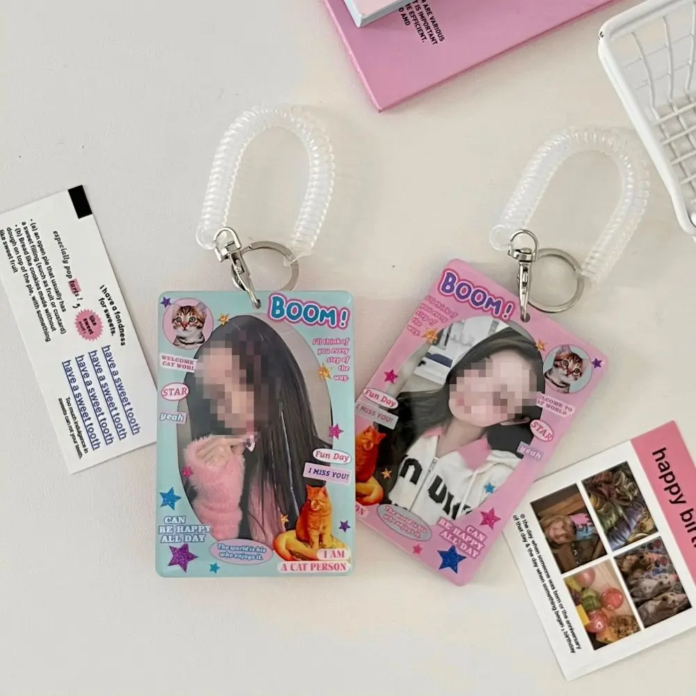 High Quality Double Sides Photocard Case INS Y2K Korean Idol Photo Card Holder Cool Acrylic Photos Protective Cover