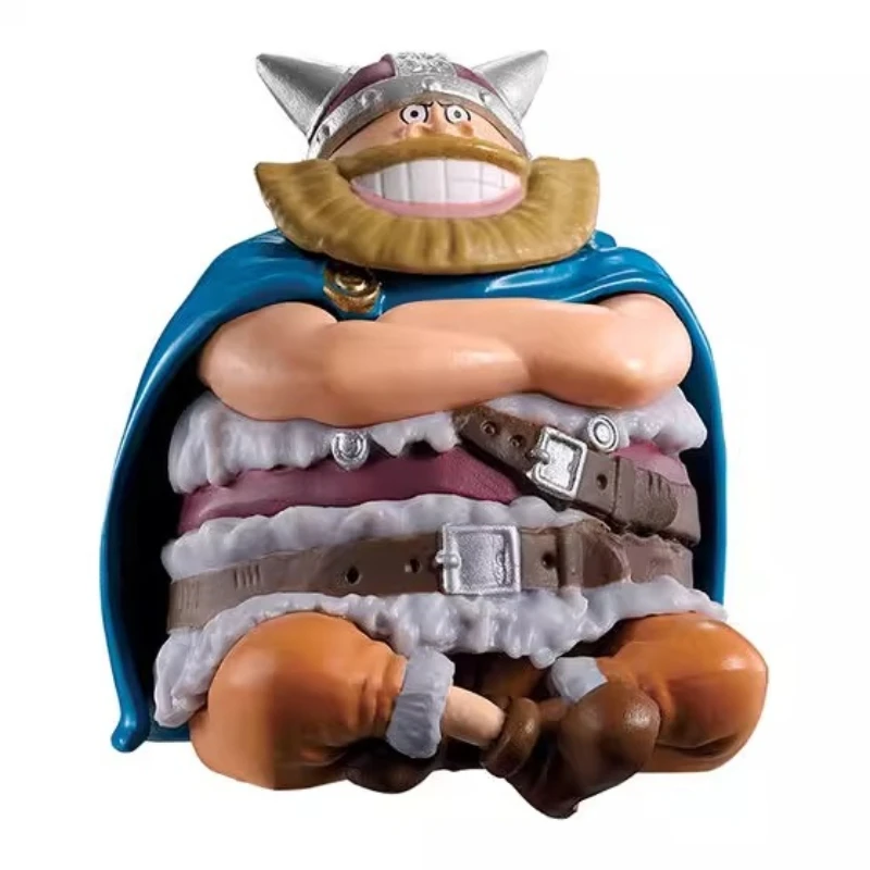 

Bandai 6PCS Gashapon One Piece モンキー・D・ルフィ Anime Toys For Kids Action Figure Gifts Collectible Model Desktop Modeling Ornaments