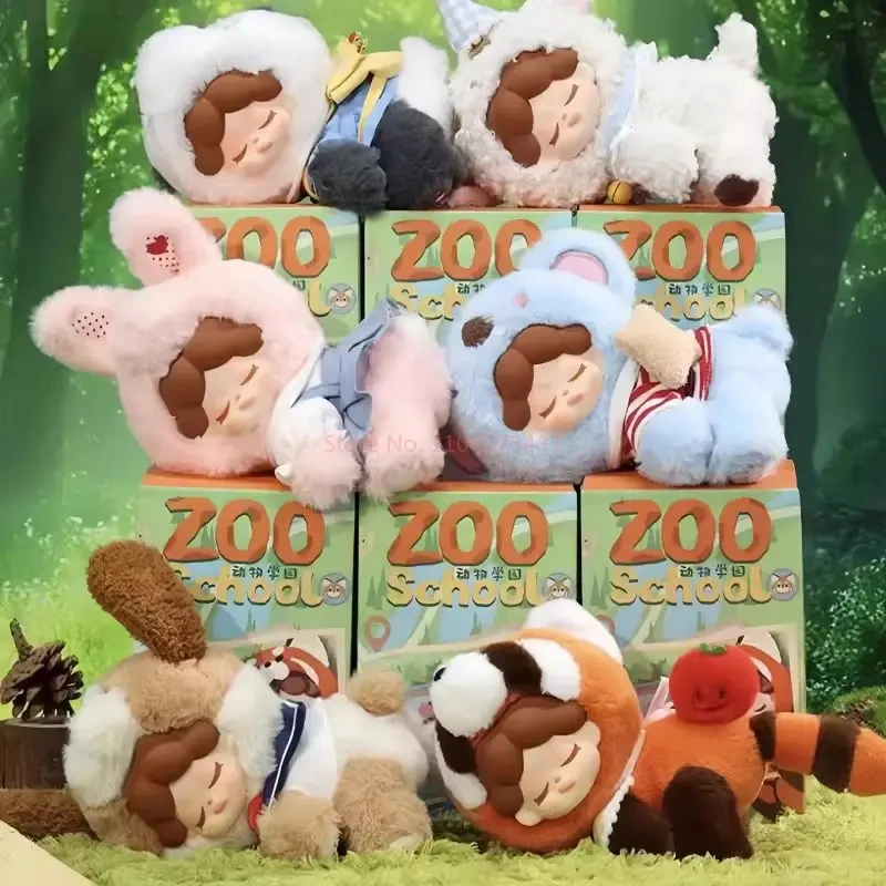 New Hot Wendy Zoo School Series Red Panda Rabbit Koala Anime Figures Dolls Pendants Decoration Collect Birthday Gifts Xmas Gifts