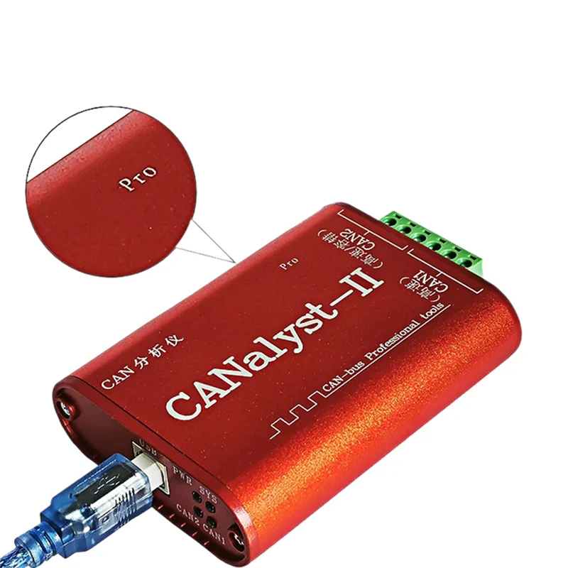 

A73E-CAN Analyzer Canalyst-II PRO Canopen J1939 USBCAN-2II Converter Compatible With ZLG USB To CAN Usbalyst-II