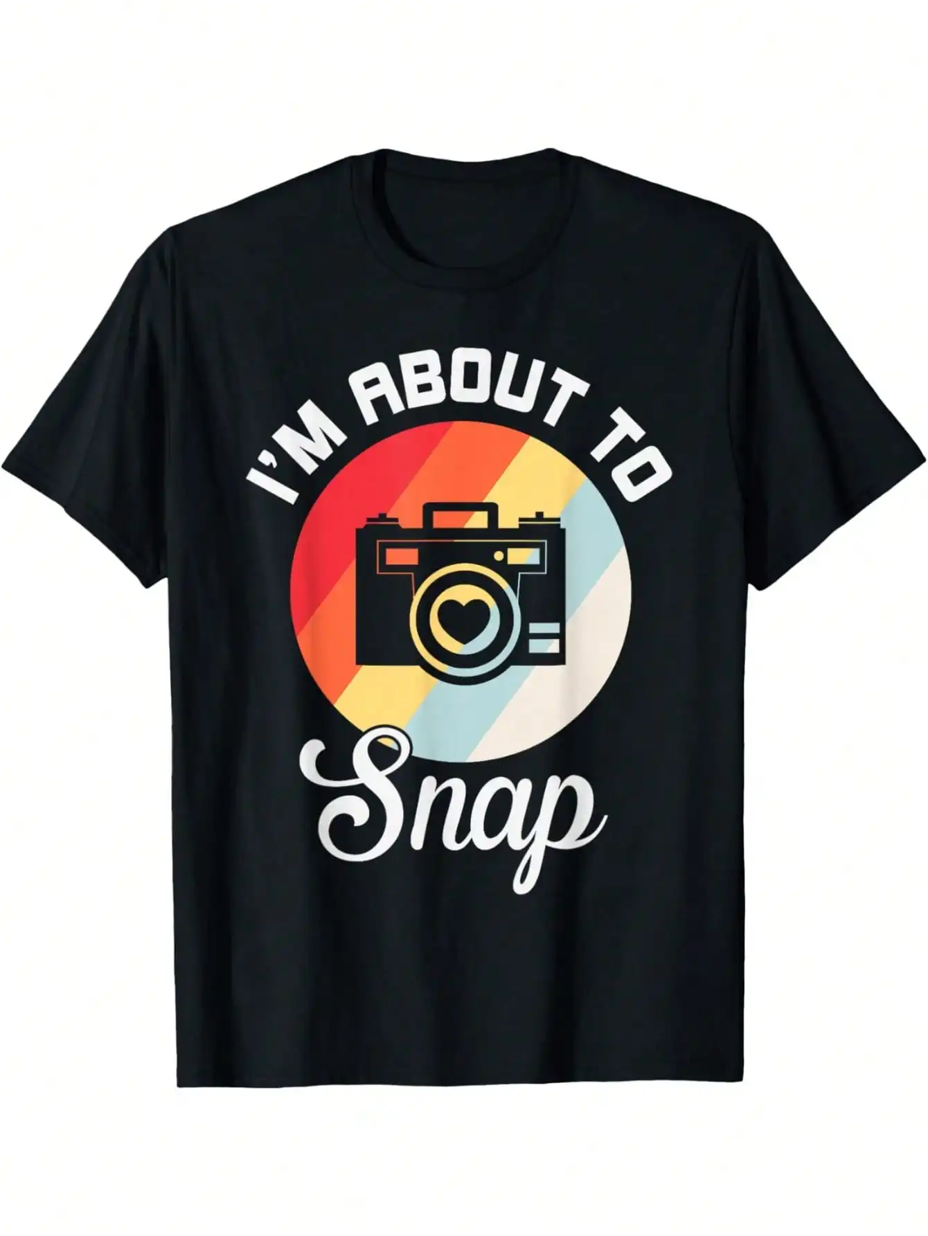 

EWH EWHI'm About To Snap Photography Photographer Camera Men Women T-Shirt