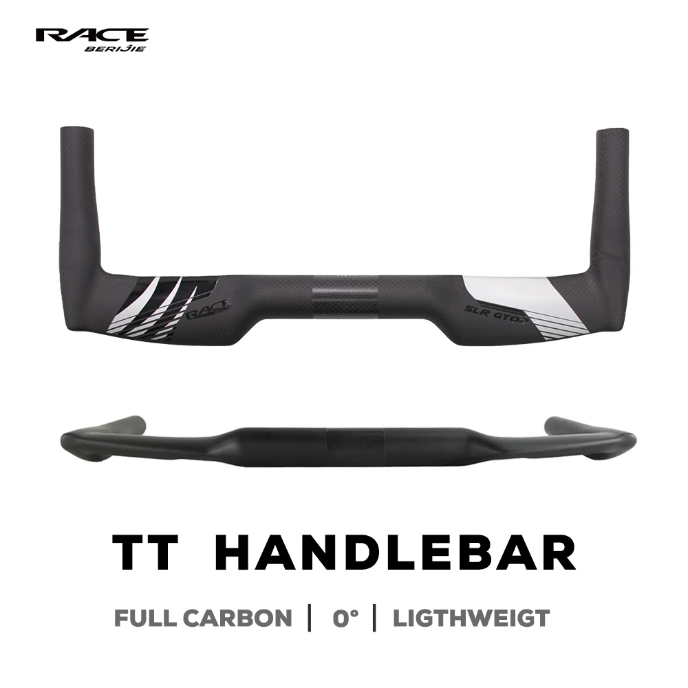 

RACE Carbon Bicycle Rest Relax Triathlon Handlebar,3K Matte Ultralight Road Bike TT Handlebar,380-460mm Clamp 31.8mm/25.4mm