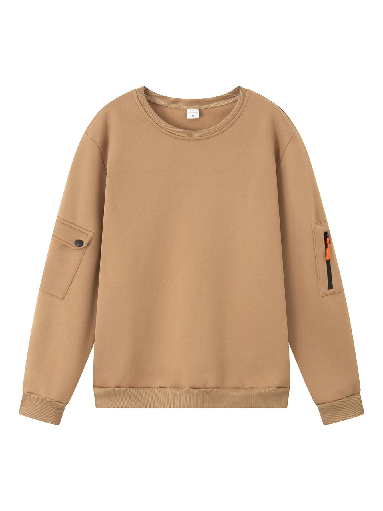 

Мужские толстовки с круглым вырезом, осень-зима, флисовый теплый повседневный свободный пуловер, однотонный спортивный свитшот с круглым вырезом и длинными рукавами