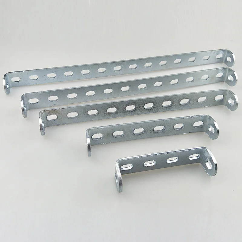 U-type Porous Fixed Bracket Riding Card Tube Clamp Connection Piece Corner Code Square Perforated Suspension Rod Tiger Clamp