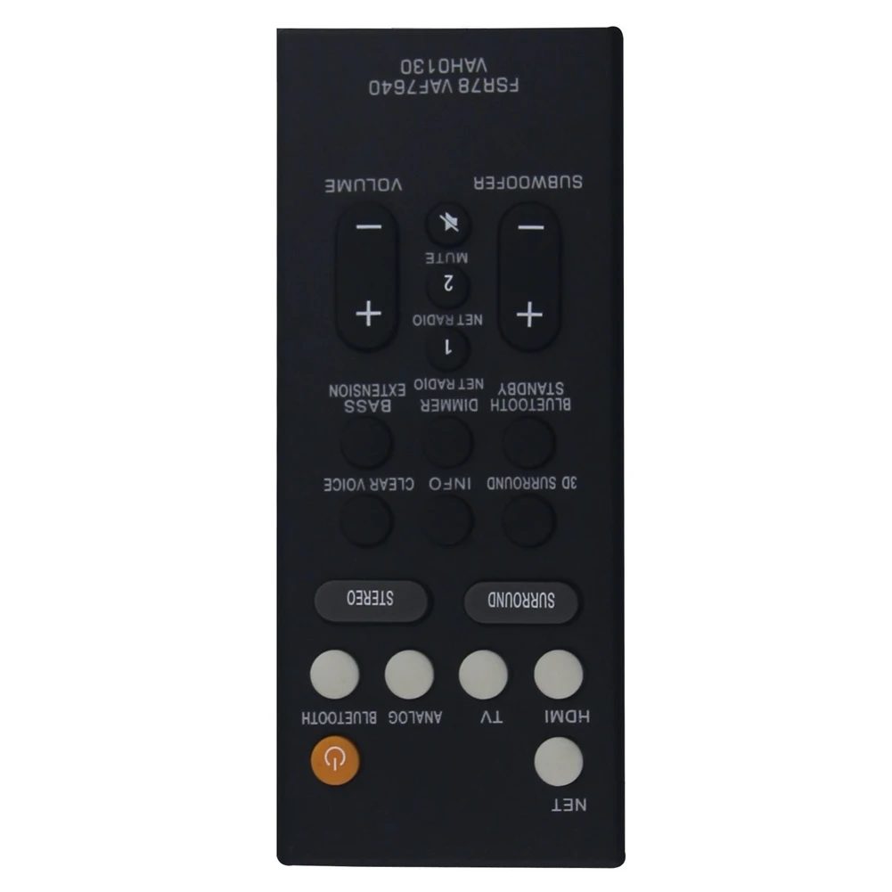 

AED7-1 PCS Remote Control Accessories Parts For Yamaha Sound Bar Speaker ATS-1080 YAS-108 ATS1080 YAS108