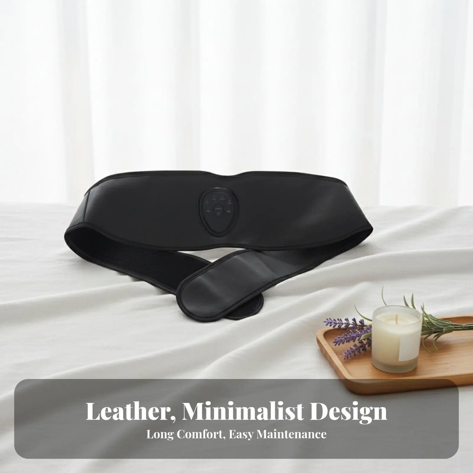 

Умный EMS-пояс для талии, поддержка для коррекции живота, массажная накладка, на батарейках, из комфортной кожи