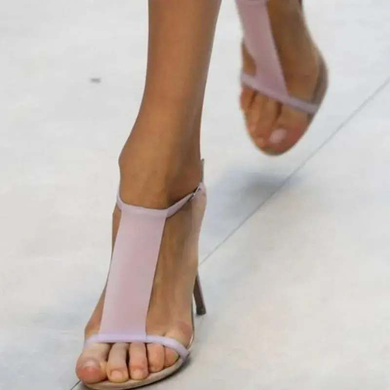 

MKKHOU Fashion Pumps New High Quality Handmade Custom Shoes Ankle Buckle Strap High Heels Sandals Modern Women's Shoes