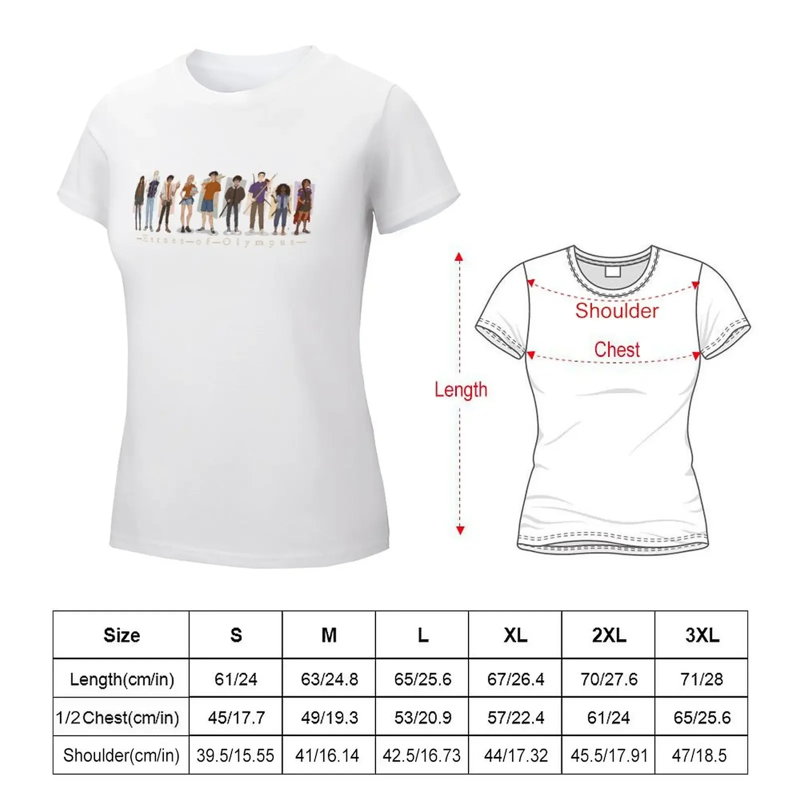 Heroes of Olympus T-shirt summer clothes plus size tops ariat shirts for Women