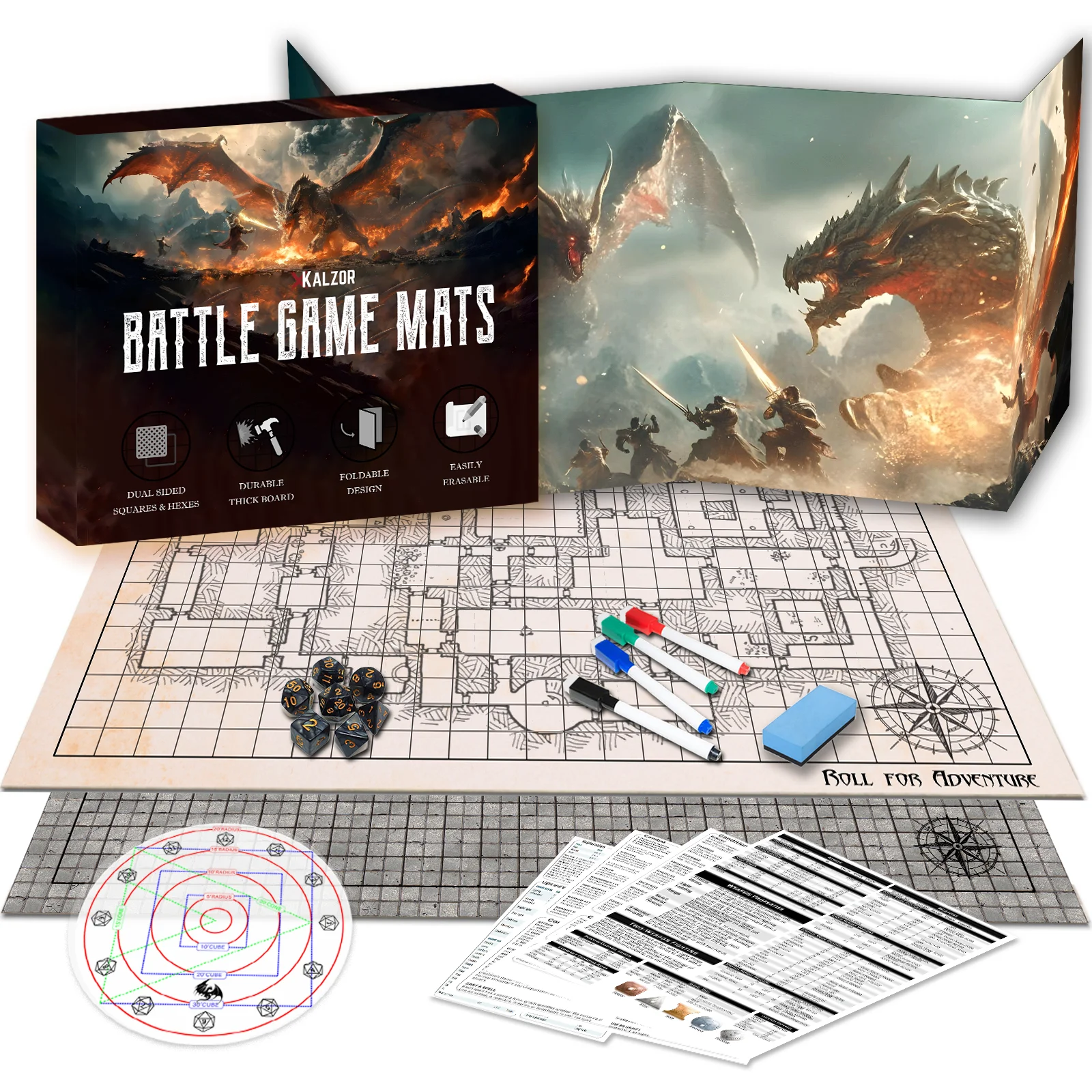 Board Game Template - حزمة ألعاب لوحية فاخرة لـ DND