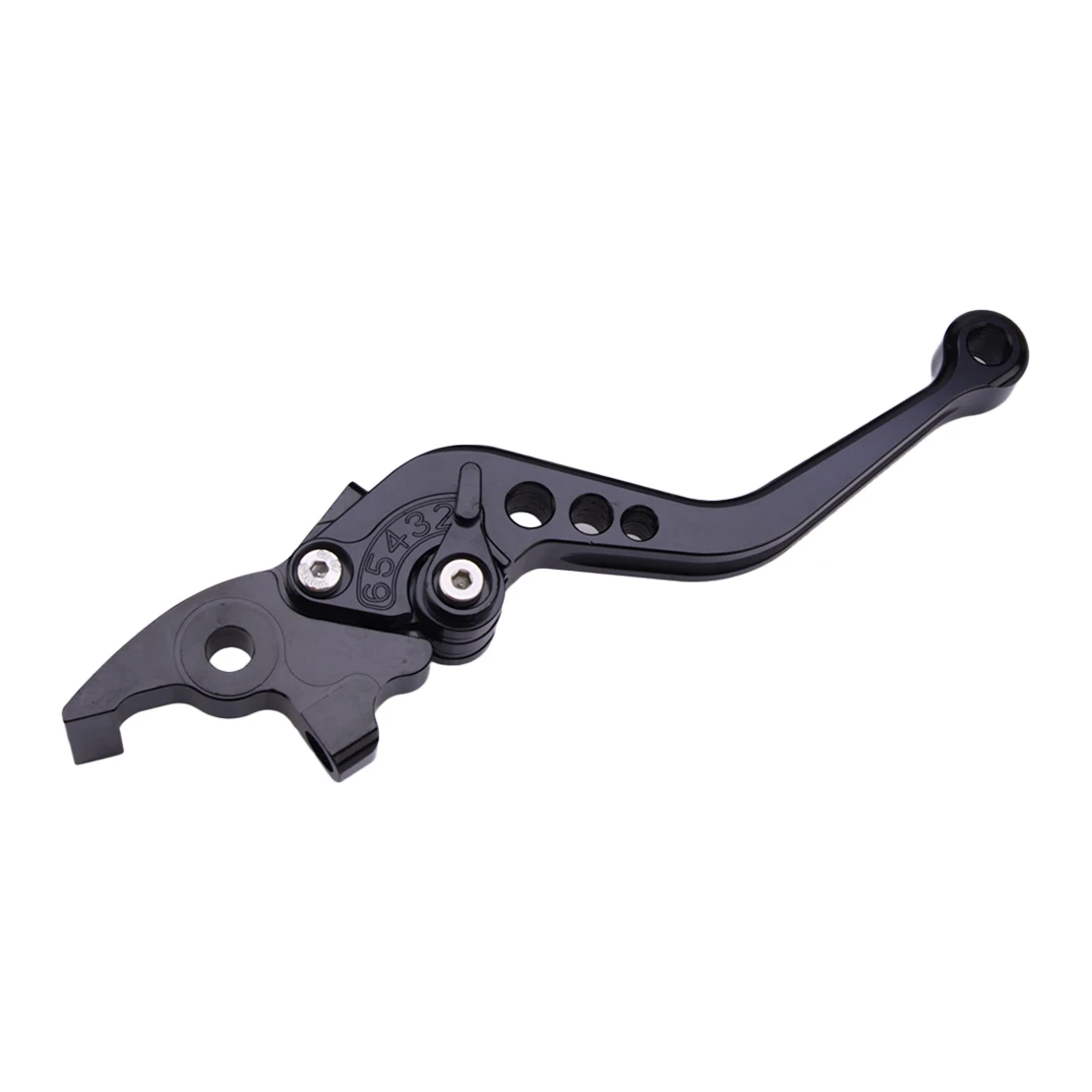 1 Pair Black Aluminium Brake Clutch Levers Adjust Short fit for Royal Enfield Scram 411 Bullet 350 Classic 350CC Himalayan 400