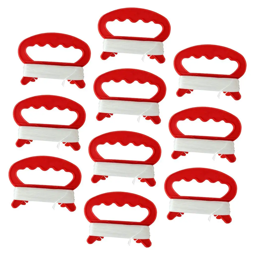 10 Pack for Kids Easy , 98 Feet Kite Spool with String for Outdoor