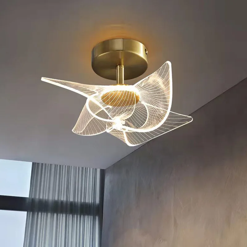 LED Hallway Ceiling Light Modern Minimalist for Entryway Balcony Bedroom Indoor Flush Mount Factory Direct Home Decor