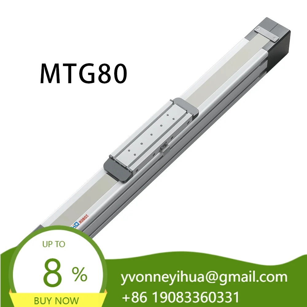 MTG80 High Precision Linear Module 100~12000 Mm Stroke Belt Drive Linear Actuator Module For Cnc Linear Position