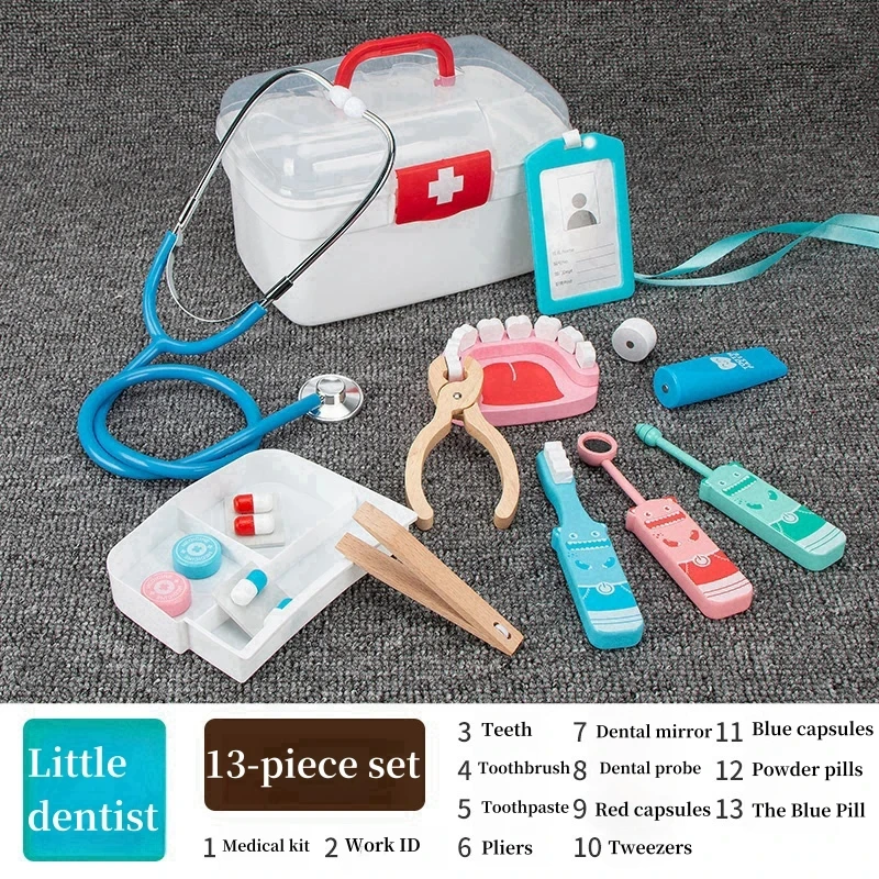 Médico Role Play Toy Set para Meninas, Brinquedo Infantil, Jogos de Mala de Enfermeira, Doctor House, Brinquedos Médicos, Finja Jogar