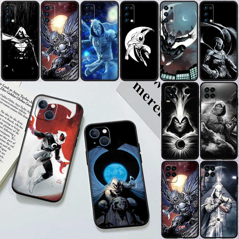 EI57 Чехол для телефона Moon Knight для Samsung Galaxy M02 M06 M15 M16 M20 M21 M30 M30S M31 M35 M51 M55 M56 A36 A42 A50 A50S A51 A52